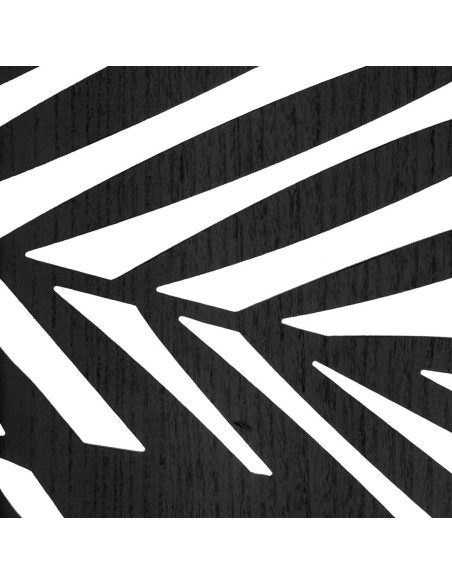 Paravent Feuille Akira Noir H170 Atmosphera