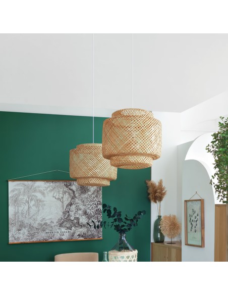 Suspension bambou Liby Naturel D40 Atmosphera