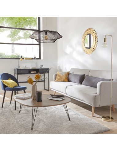 Lampadaire droit en métal Keli Argent H150 Atmosphera