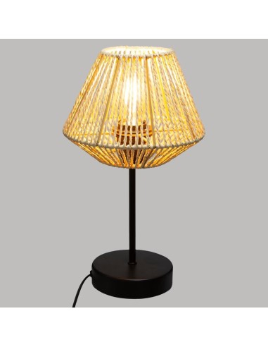 Lampe Droit En Métal Jily Naturel H34 Atmosphera