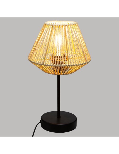 Lampe Droit En Métal Jily Naturel H34 Atmosphera