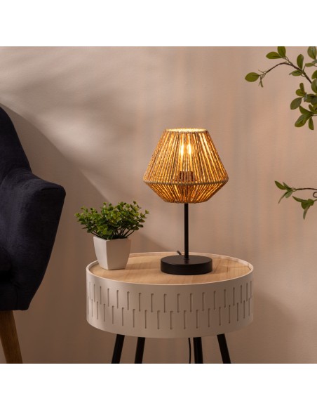 Lampe Droit En Métal Jily Naturel H34 Atmosphera