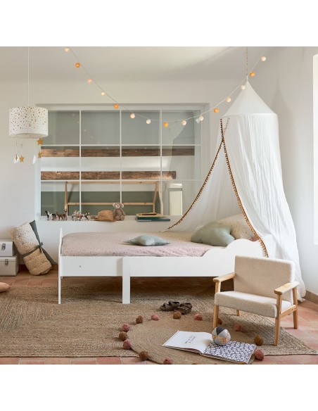 Suspension cylindrique H30 Blanc Ocre Atmosphera For Kids