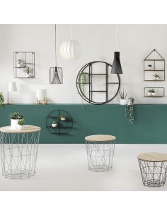 Table À Café Kumi Moyen En Métal Noir Atmosphera 2