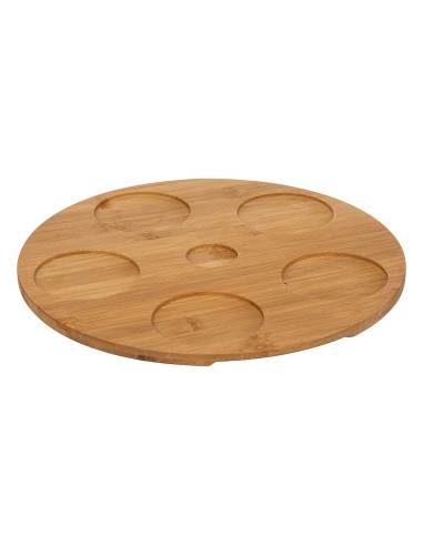 Service apéritif White floral 7 pièces Secret De Gourmet