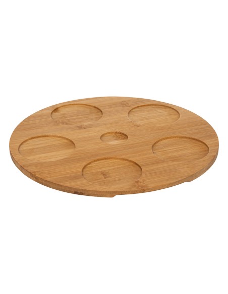 Service apéritif White floral 7 pièces Secret De Gourmet