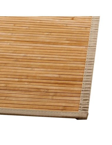 Tapis de bain bambou latté 120x170 Five