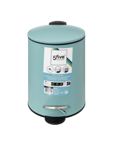 Poubelle De Cuisine Softclose 3L Bleu Artic Five