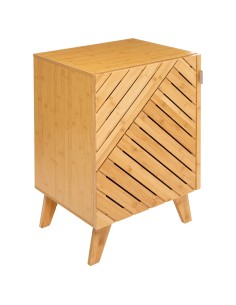 Meuble avec porte Bath'N'modul bambou Beige Five