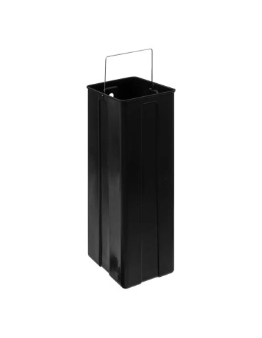 Poubelle de tri 2 bacs 2x30L Ariane Noire Five