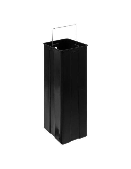 Poubelle de tri 2 bacs 2x30L Ariane Noire Five