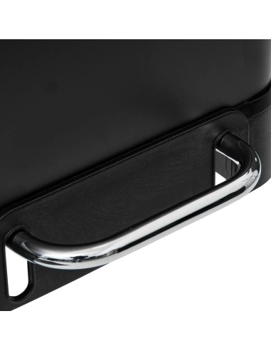 Poubelle de tri 2 bacs 2x30L Ariane Noire Five