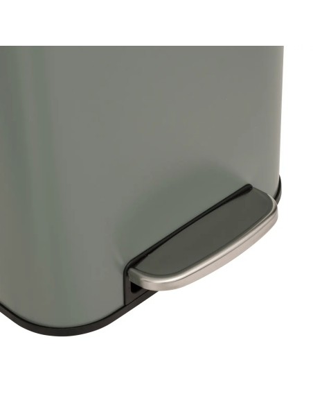 Poubelle à pédale carrée Delta 30L Vert Five