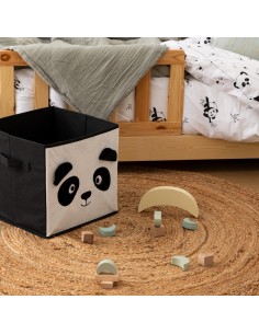 Boîte De Rangement En Velours Panda Atmosphera For Kids 2