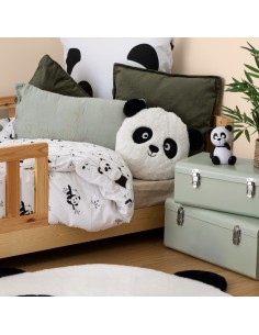 Coussin Décoratif Rond Panda Atmosphera For Kids 2
