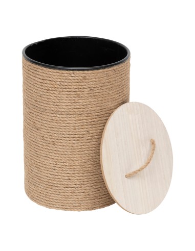 Lot de 3 coffres ronds Bill Beige Atmosphera