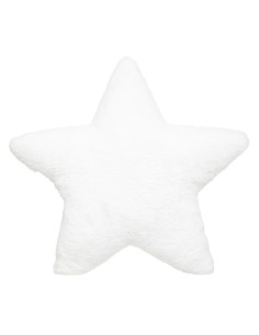 Coussin En Forme D'étoile Fourrure Blanc Atmosphera For Kids 2