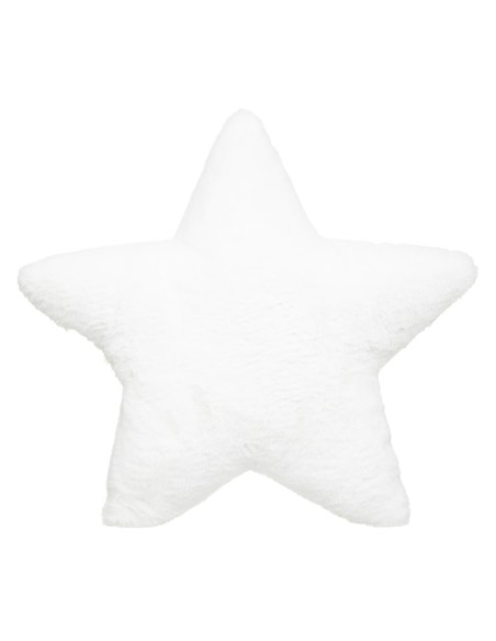 Coussin En Forme D'étoile Fourrure Blanc Atmosphera For Kids