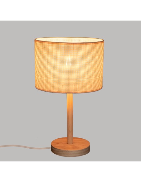 Lampe Droite Della H42 Beige Atmosphera