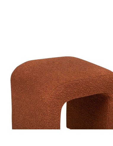 Pouf Sevi Bouclette Deep Ambre Atmosphera