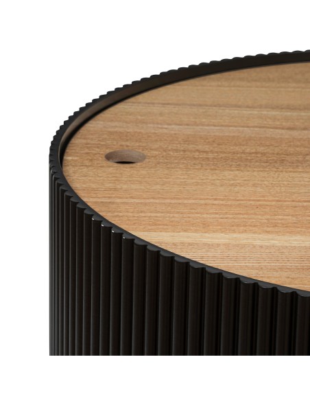 Table Basse Avec Coffre Enola Noire Atmosphera