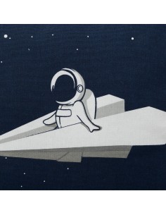 Coussin Décoratif Carré Espace 40x40 Bleu Atmosphera For Kids 2