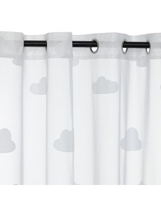 Voilage Nuage Pour Enfant 140x240 Blanc Atmosphera For Kids