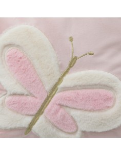 Coussin Décoratif Carré Papillon Rose Atmosphera For Kids 2