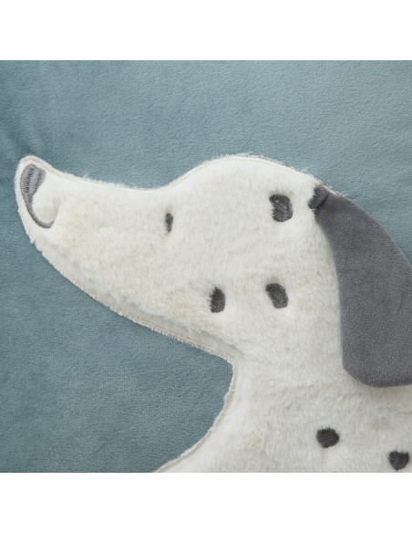 Coussin Décoratif Carré Dalmatien Bleu Atmosphera For Kids
