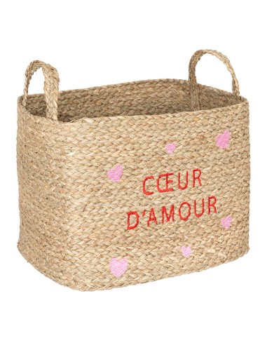 Lot De 3 Paniers Pour Chambre D'enfant Amour Beige Atmosphera