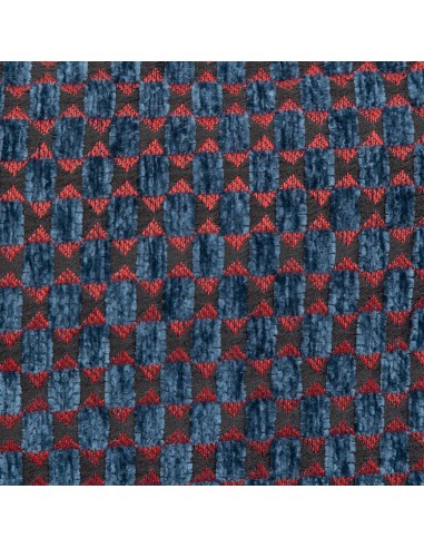 Coussin Jacquard Zaika 30x50 Bleu Égéen Atmosphera