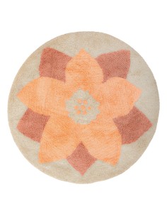 Tapis Rond Pour Chambre D'enfant Fleur D 100 Rose Atmosphera For Kids