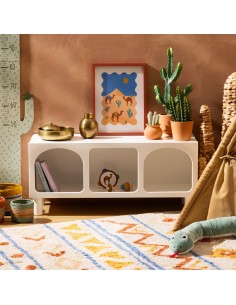 Commode Pour Enfant 3 Niches Tara Blanc Atmosphera For Kids 2