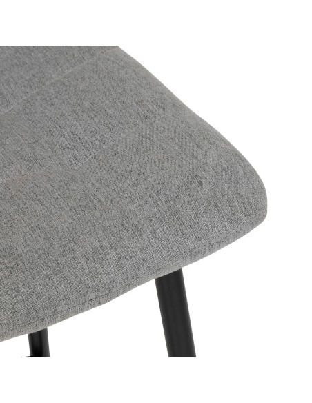 Lot De 2 Chaises De Bar Haute Sirac Gris Atmosphera