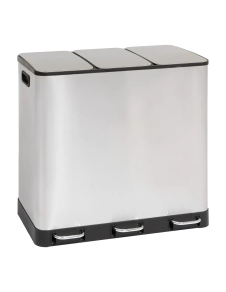 Poubelle De Cuisine De Tri 3 Bacs 3x18L Ariane Inox Five