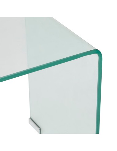 Lot De 2 Tables Café Transparent Lenia Atmosphera