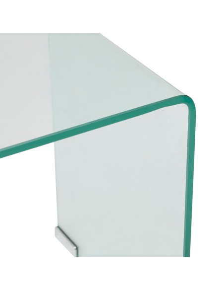 Lot De 2 Tables Café Transparent Lenia Atmosphera