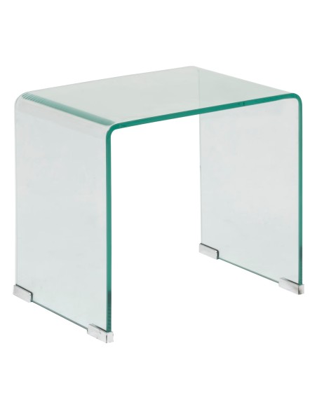 Lot De 2 Tables Café Transparent Lenia Atmosphera