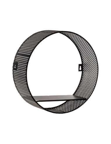 Lot De 3 Étagères Murales Juni Noir Atmosphera