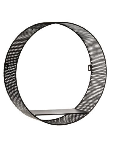 Lot De 3 Étagères Murales Juni Noir Atmosphera