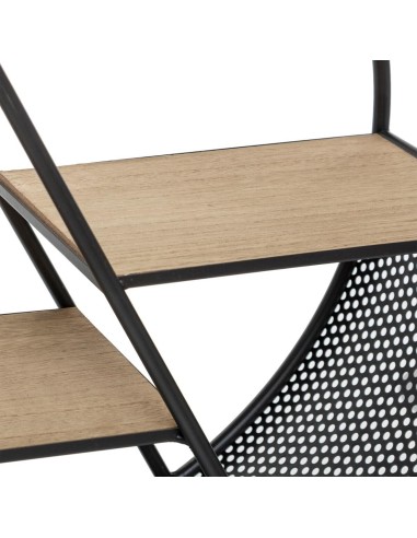 Étagère 3 Niveaux Timeo Noir Atmosphera