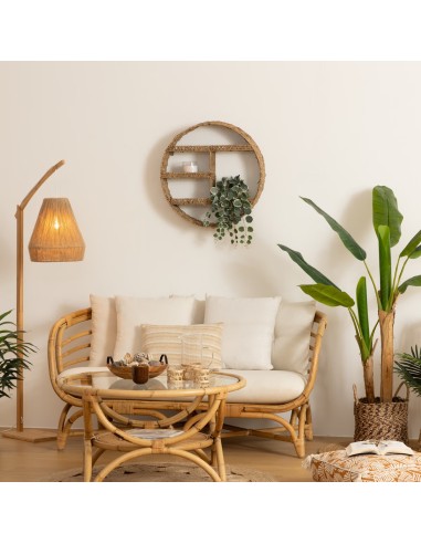 Étagère Murale Aria D58 Roseau Beige Atmosphera