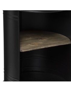 Table À Café Avec Étagère Diego Noire Atmosphera 2