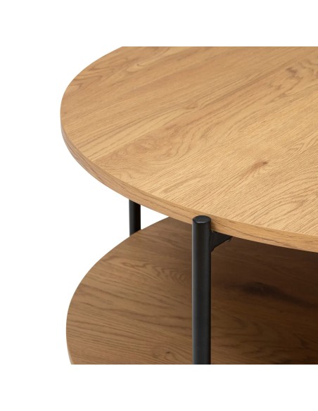 Table Basse Ronde Slano Beige Atmsophera