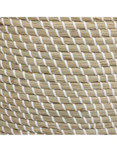 Lot De 2 Paniers Soleya Paille Beige Atmosphera