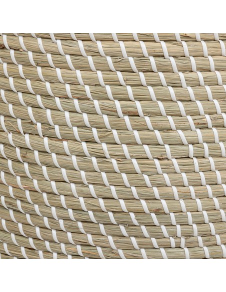 Lot De 2 Paniers Soleya Paille Beige Atmosphera