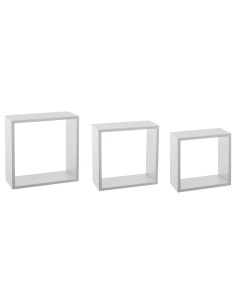 Lot De 3 Étagères Fixy Taille L Blanc Five
