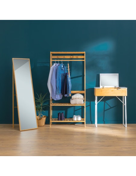 Portant D'entrée Gaia En Bambou Beige Five