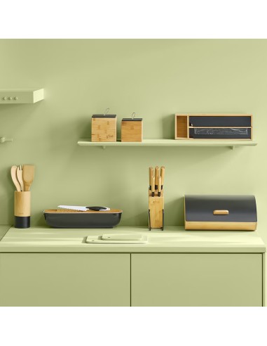 Boîte À Pain Blackbamboo Noir Five