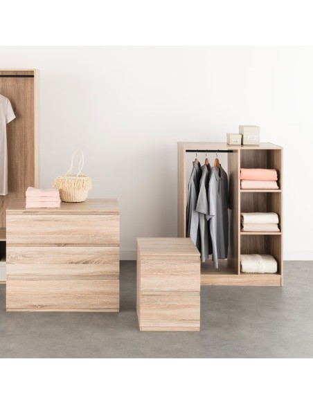 Penderie Mix'N'Modul H109 Naturel Five